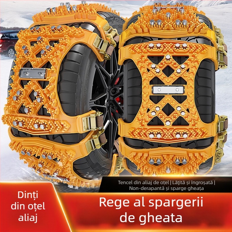 Lanturi de zăpadă pentru anvelope auto și SUV — universale, model 4030, greutate 0.7 kg, brand csxh