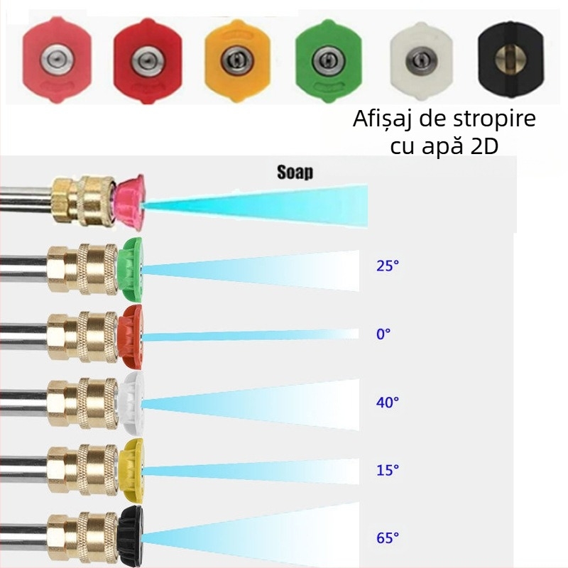 Țeavă extindere pentru duza de spălare cu presiune, din oțel inoxidabil (Tip: extindere; Material: oțel inoxidabil; Aplicații: spălarea mașinilor, curățarea aparatelor de aer condiționat)