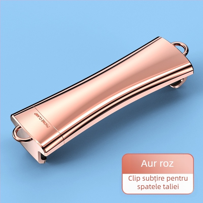 Lanyard pentru telefon mobil, șnur metalic, reglabil, cu finisaj electroplacat, unisex