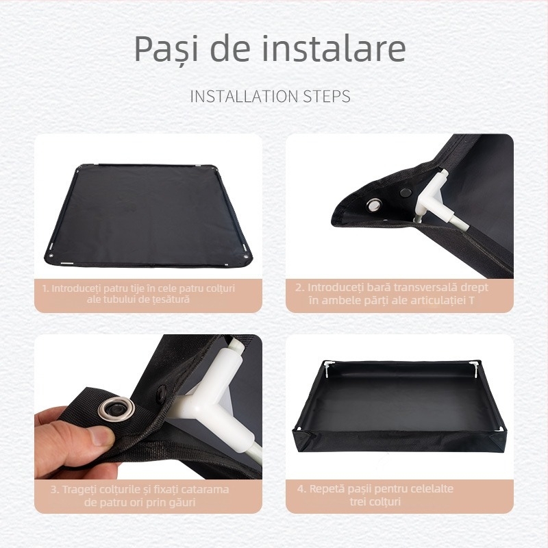 Bazin portabil pliabil pentru nisip și apă, cu temă spațială pentru copii — Oxford PVC