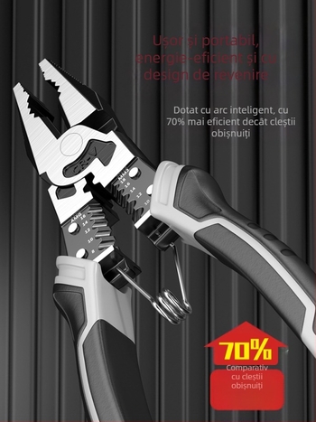 Clești cu clemă pentru electricieni, multifuncționale, de calitate industrială, set complet