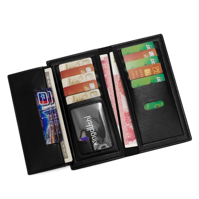 Portofel masculin set cadou - multifuncțional, cu logo personalizat, PVC, stil urban minimalist, model litere, căptușeală poliester