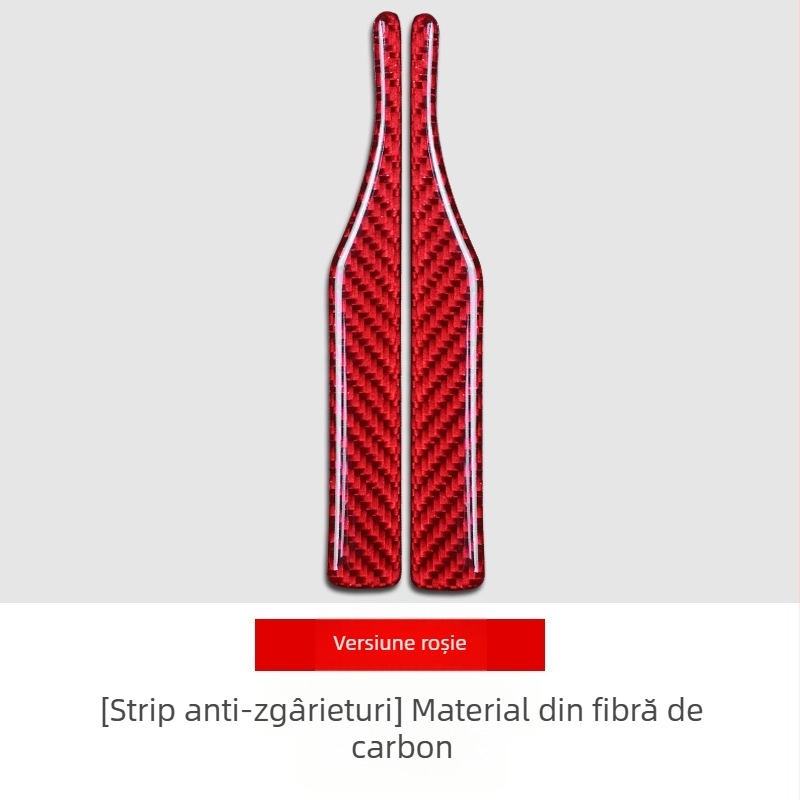 Mu mei road bandă de protecție din fibră de carbon pentru oglinda retrovizoare, model MML-HSJ001