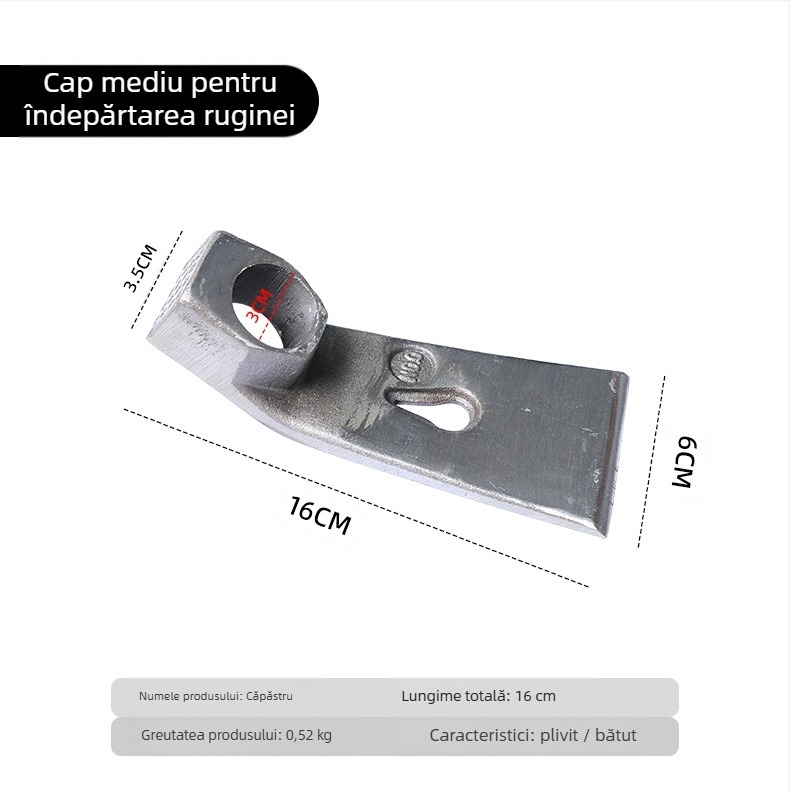 Loță de grădină din oțel mangan, construcție din oțel solid, întărită, pentru agricultură, utilizare dublă, pentru săparea bambusului de iarnă