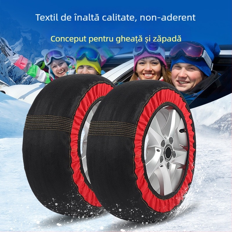 Peace and Peace Șosete de iarnă pentru anvelope — antiderapante, textile, personalizabile pentru mașini speciale, greutate 1–1,5 kg