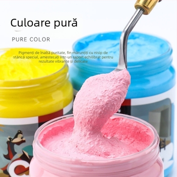 Kit pigmenți pentru pictură cu textură de la Zhongsheng Painting Material, bază de propilenă, 300 mlcapacitate, 36 sticle pe cutie, autorizare IP pentru creație artistică