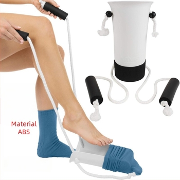 Ajutor pentru îmbrăcarea șosetelor – Model BY18CWQ01, Sistem cu funie de tras, Pentru tot timpul anului, Utilizare zilnică