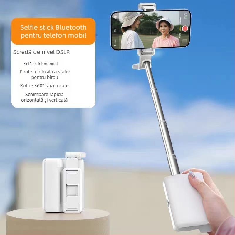 K01 E6 asistent de fotografiere Bluetooth pentru telefon, Selfie Stick, materiale ecologice, personalizabil, OEM compatibil