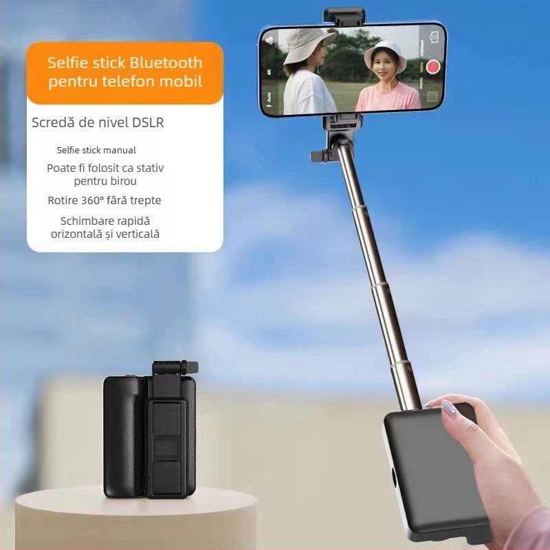 K01 E6 asistent de fotografiere Bluetooth pentru telefon, Selfie Stick, materiale ecologice, personalizabil, OEM compatibil