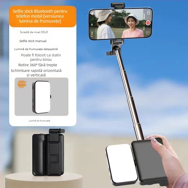 K01 E6 asistent de fotografiere Bluetooth pentru telefon, Selfie Stick, materiale ecologice, personalizabil, OEM compatibil