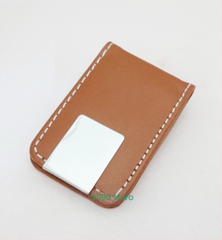 Clip magnetic pentru bani, unisex, PU piele, 1 pli, deschidere expusă, formă verticală pătrată, modele HC-8833/HC-8844/HC-9090