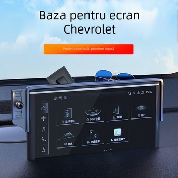 Suport auto pentru telefon Tracy, pentru bord Chevrolet — montaj snap-on, bază de prindere, fără alimentare