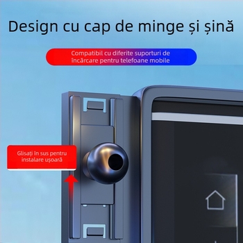 Suport auto pentru telefon Tracy, pentru bord Chevrolet — montaj snap-on, bază de prindere, fără alimentare