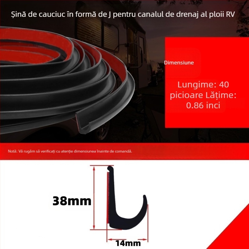 Bandă de etanșare TPE pentru RV – impermeabilă la praf, autoadezivă, anti-îmbătrânire, rezistentă la rupere