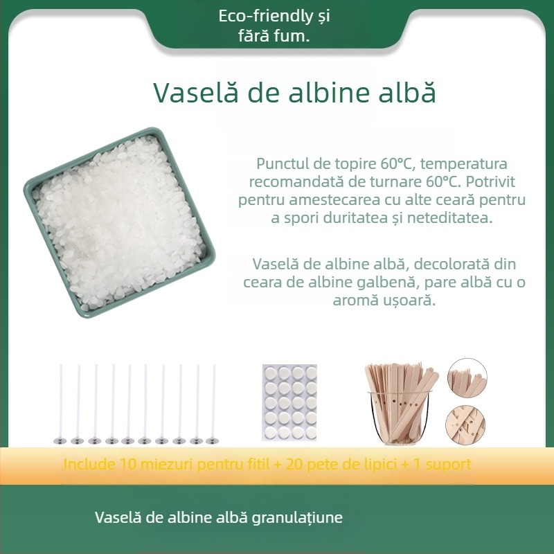Material DIY pentru lumânări din ceară de soia – lumânare parfumată artizanală, în formă de fulgi; Brand: Flower with me; Material: Ceară de soia; Confecționat: Manual; Tip lumânare: Aromat; Formă: Fulgi