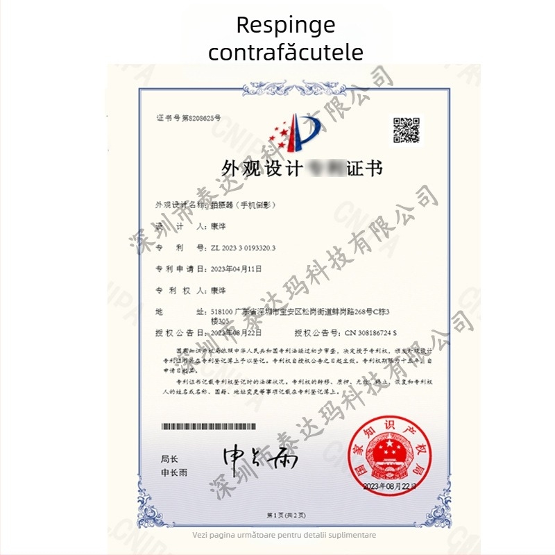 TH-217 Lentilă clip-on universală pentru telefon – Reflexie selfie, efect Sky Mirror – Shenzhen