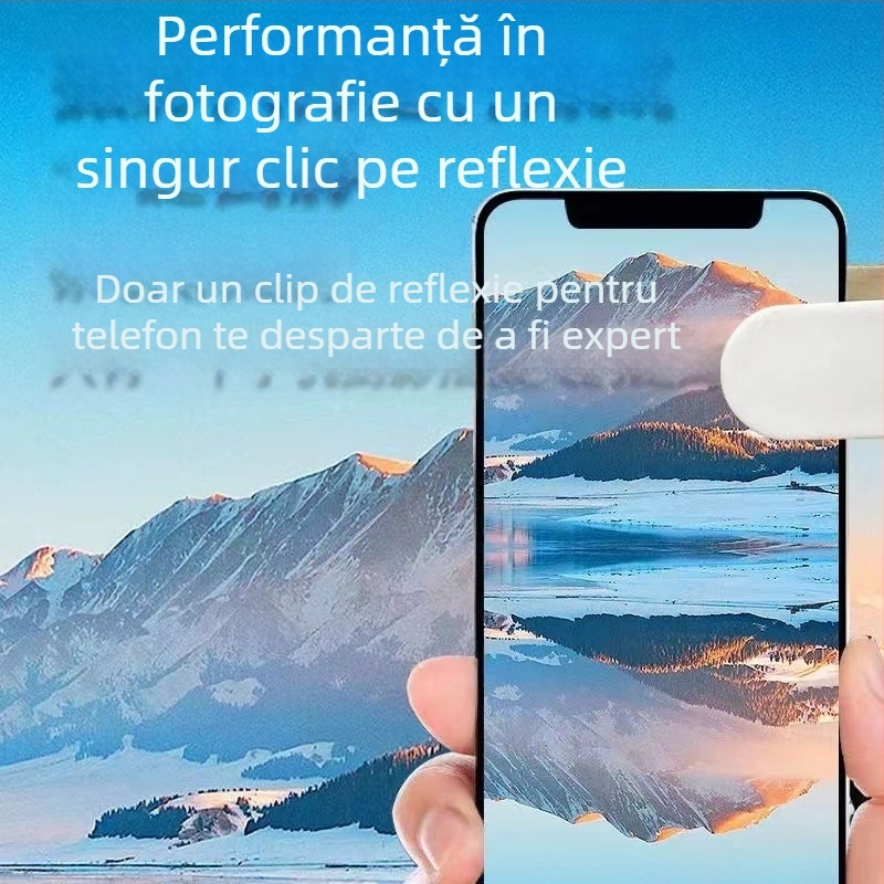 TH-217 Lentilă clip-on universală pentru telefon – Reflexie selfie, efect Sky Mirror – Shenzhen