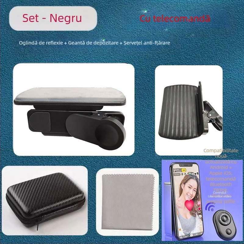 TH-217 Lentilă clip-on universală pentru telefon – Reflexie selfie, efect Sky Mirror – Shenzhen