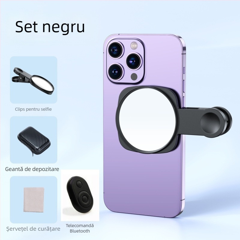 TH-217 Lentilă clip-on universală pentru telefon – Reflexie selfie, efect Sky Mirror – Shenzhen
