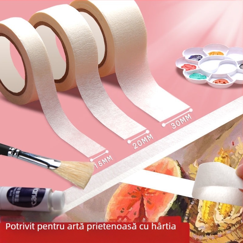 Bandă adezivă pentru pictură cu substrat magnetic, model implicit, fără logo, mărci private autorizate