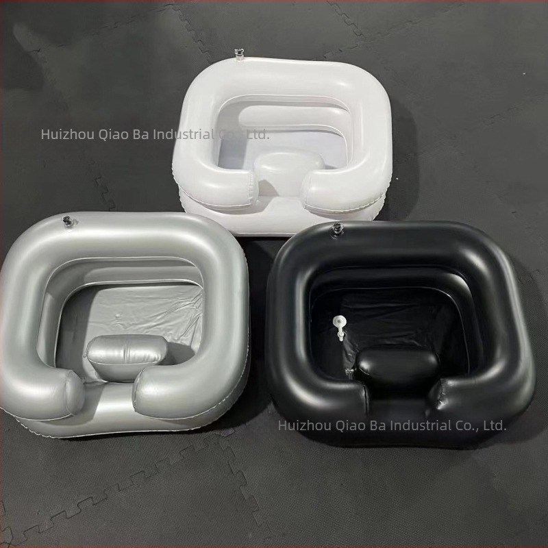 Qiao Ba chiuvetă PVC gonflabilă pentru spălat părul în pat – portabilă pentru femei însărcinate