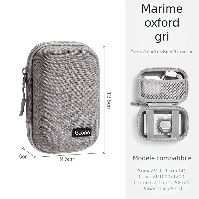 BN-F003 husă de depozitare pentru accesorii digitale | Material Oxford, capacitate 1 kg | pentru căști Bluetooth, cabluri, încărcătoare și unități USB