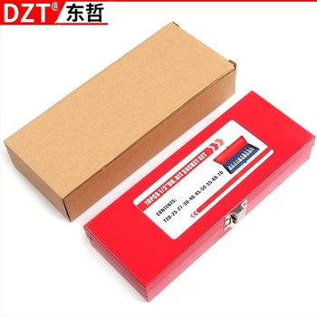 Set pneumatic pentru reparații auto, 12 piese, din oțel S2, finisaj mat, cu suprafață nervurată, MF