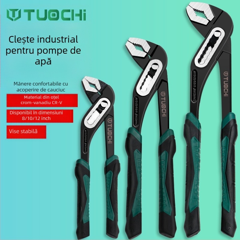Clește pentru țevi – multifuncțional, gură lată – Tuochi