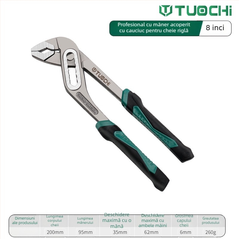 Clește pentru țevi – multifuncțional, gură lată – Tuochi