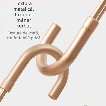 Umbrelă pliabilă cu 8 brațe, UPF >50, țesătură 190T rezistentă la impact, tijă din aliaj, rame din fibră