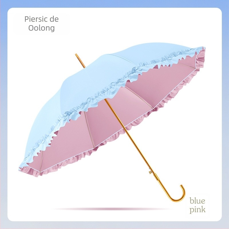 Umbrelă pliabilă cu 8 brațe, UPF >50, țesătură 190T rezistentă la impact, tijă din aliaj, rame din fibră