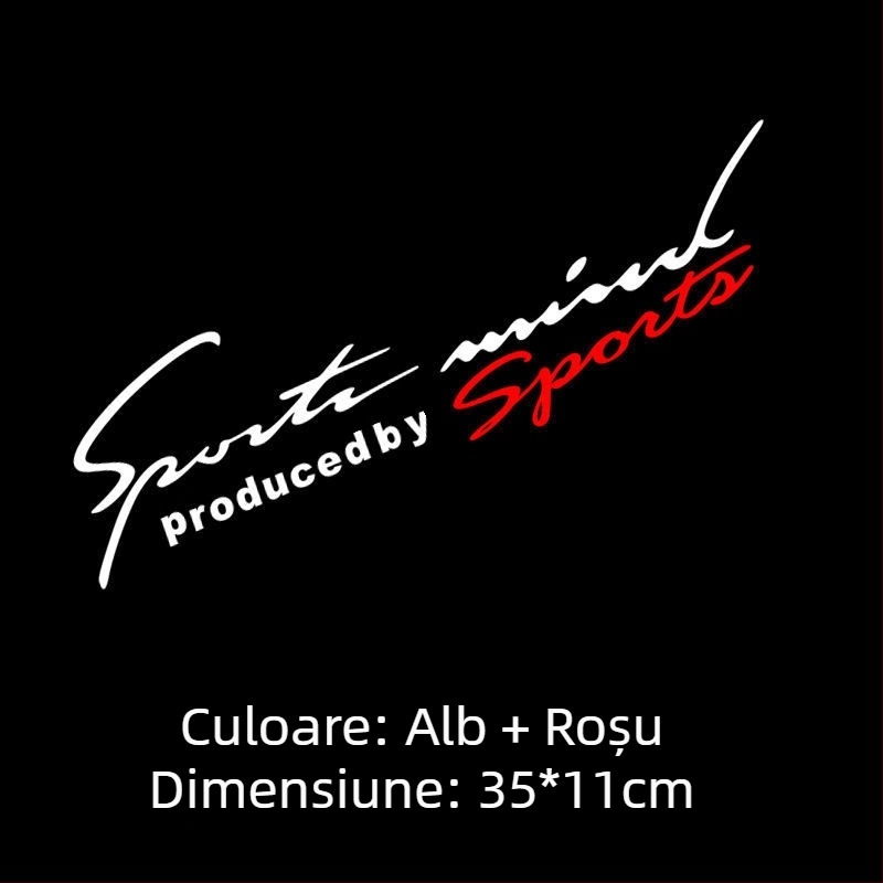 Decaluri pentru sprâncenele farurilor auto cu texte personalizate, material epoxidic, adeziv anti-coliziune, universal