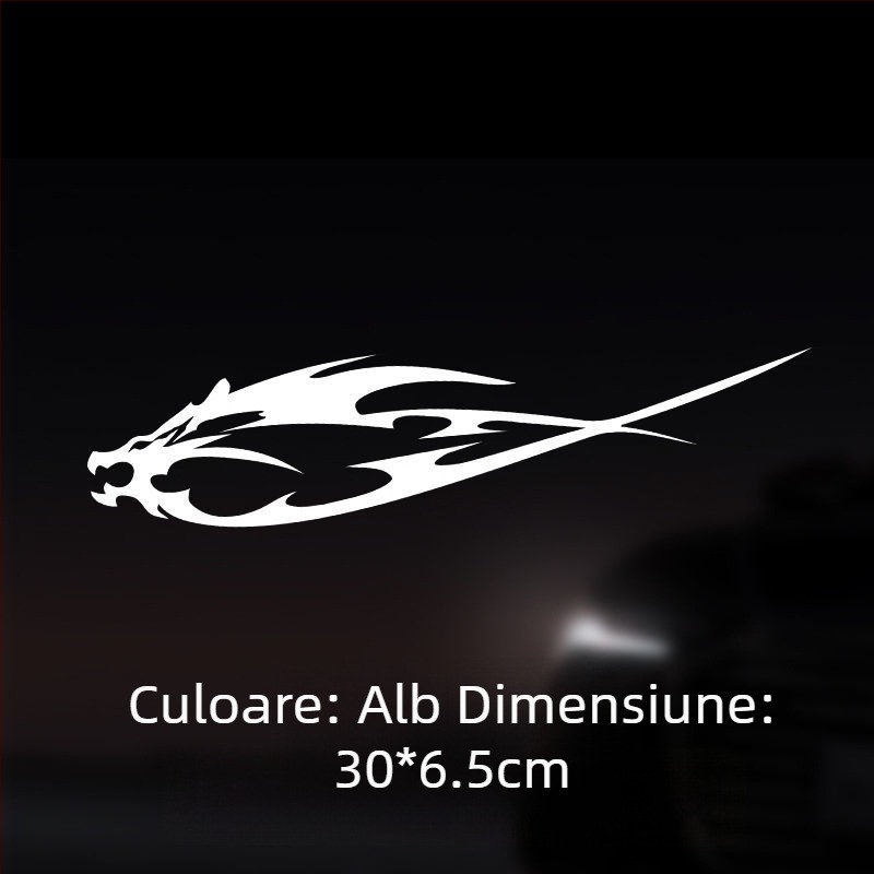 Decaluri pentru sprâncenele farurilor auto cu texte personalizate, material epoxidic, adeziv anti-coliziune, universal