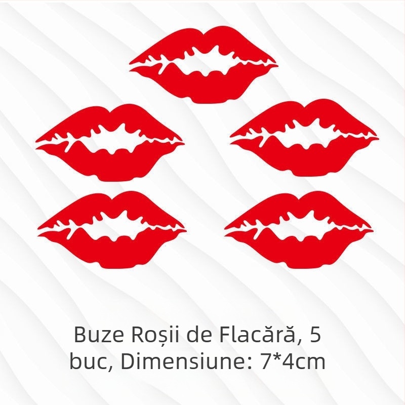 Decaluri pentru sprâncenele farurilor auto cu texte personalizate, material epoxidic, adeziv anti-coliziune, universal