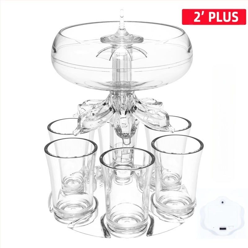 Echipamente pentru vin PMMA, stil modern minimalist, kit 1 bucată, cu logo imprimat