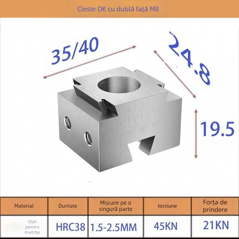 Fixator pentru stația de sudură – fixator de margine multifuncțional cu clemă, antimagnetic, design unilateral