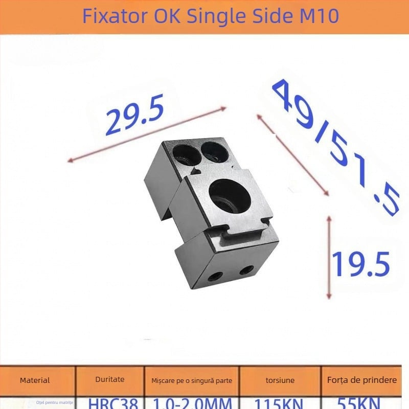 Fixator pentru stația de sudură – fixator de margine multifuncțional cu clemă, antimagnetic, design unilateral