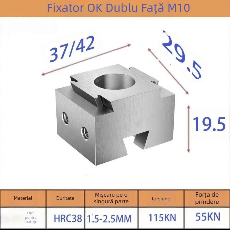 Fixator pentru stația de sudură – fixator de margine multifuncțional cu clemă, antimagnetic, design unilateral