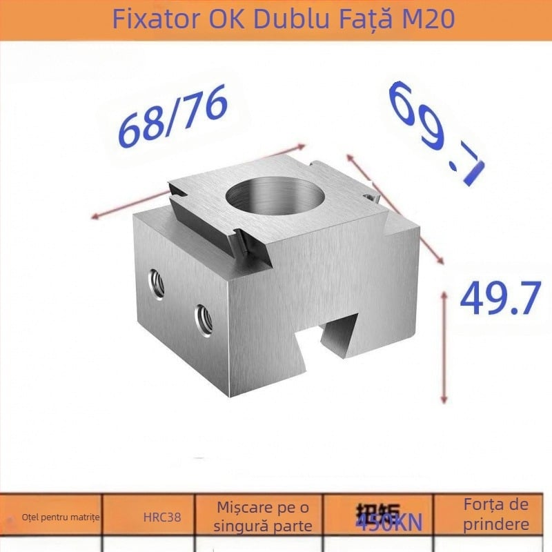 Fixator pentru stația de sudură – fixator de margine multifuncțional cu clemă, antimagnetic, design unilateral