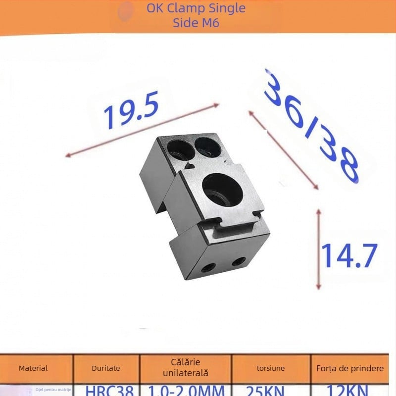 Fixator pentru stația de sudură – fixator de margine multifuncțional cu clemă, antimagnetic, design unilateral