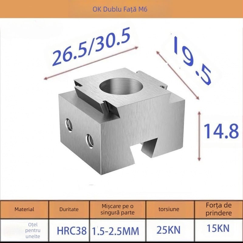 Fixator pentru stația de sudură – fixator de margine multifuncțional cu clemă, antimagnetic, design unilateral