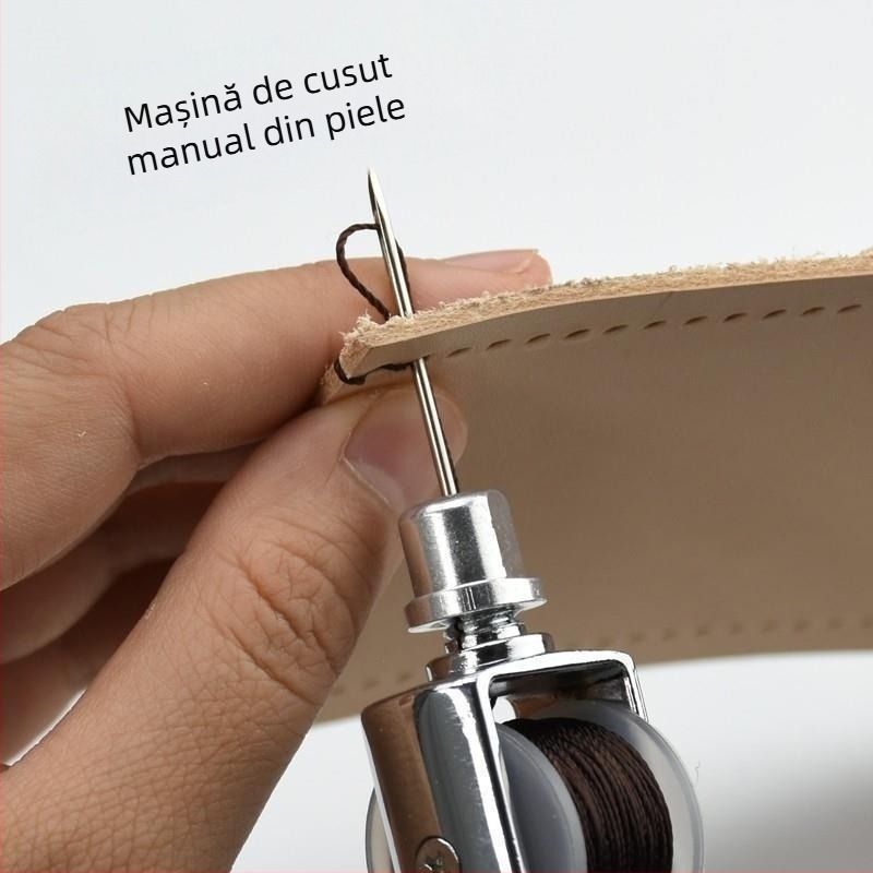 Set de unelte pentru cusut manual cu ace, dalta și unelte de perforare (Categorie: Pin; Marcă: Altele; Material: Altele; Stil: Creativ)