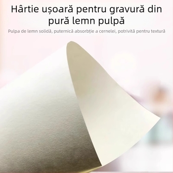 Hârtie pentru gravură în lemn, fibră din lemn, 50–70 g/m², ambalaj în pungă de plastic, origine Jiangsu