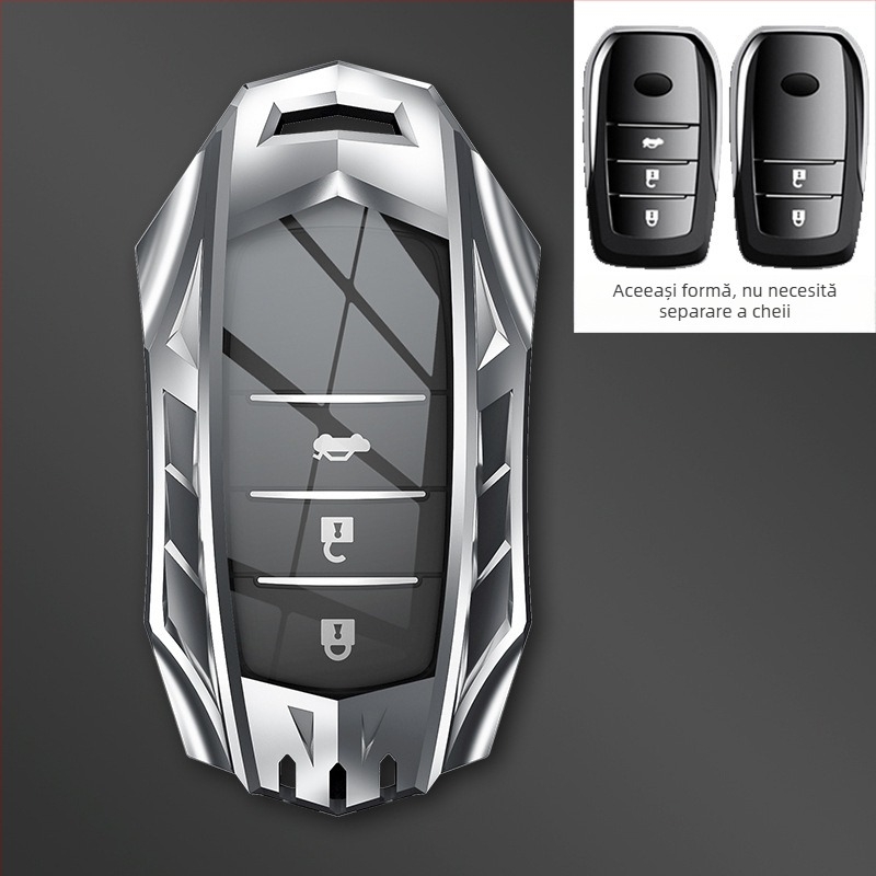 Carcasă de chei înarmată pentru Toyota – aliaj de zinc, stil modern, modele YA0038/YA0039