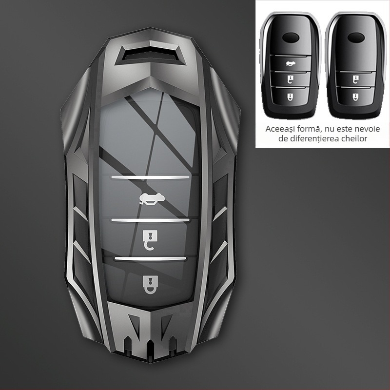Carcasă de chei înarmată pentru Toyota – aliaj de zinc, stil modern, modele YA0038/YA0039