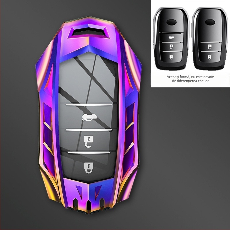 Carcasă de chei înarmată pentru Toyota – aliaj de zinc, stil modern, modele YA0038/YA0039
