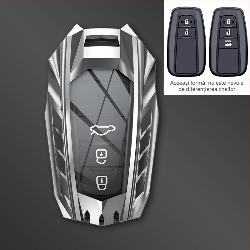 Carcasă de chei înarmată pentru Toyota – aliaj de zinc, stil modern, modele YA0038/YA0039