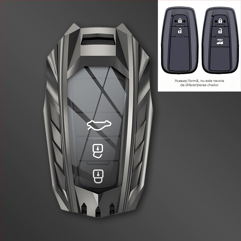 Carcasă de chei înarmată pentru Toyota – aliaj de zinc, stil modern, modele YA0038/YA0039