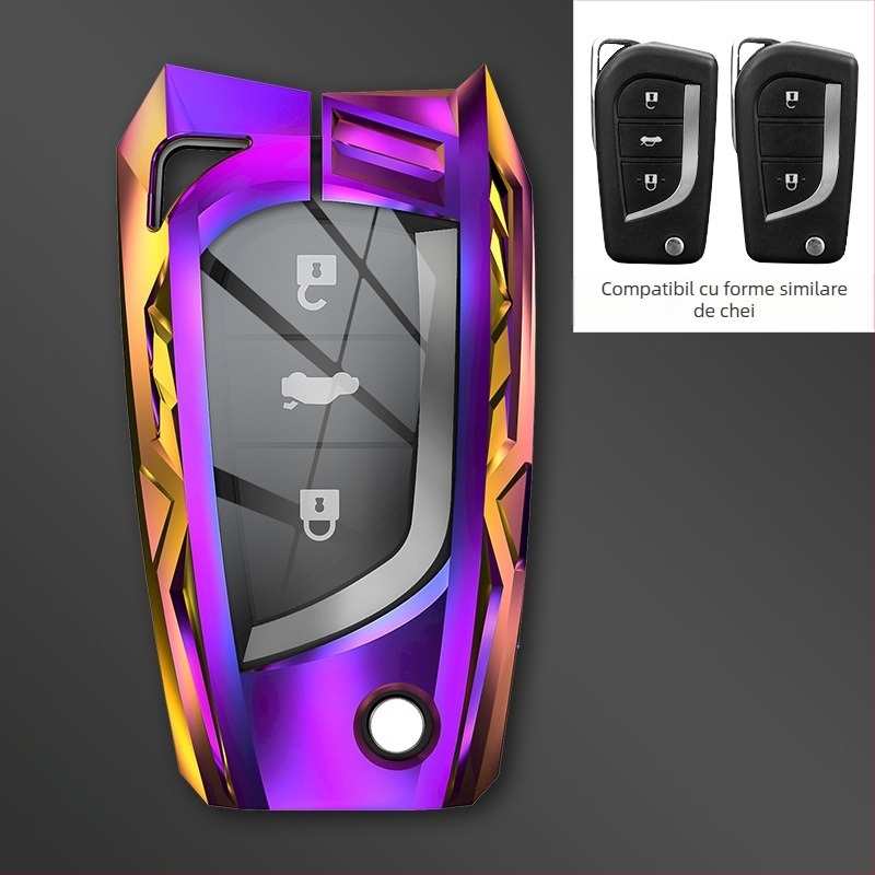 Carcasă de chei înarmată pentru Toyota – aliaj de zinc, stil modern, modele YA0038/YA0039