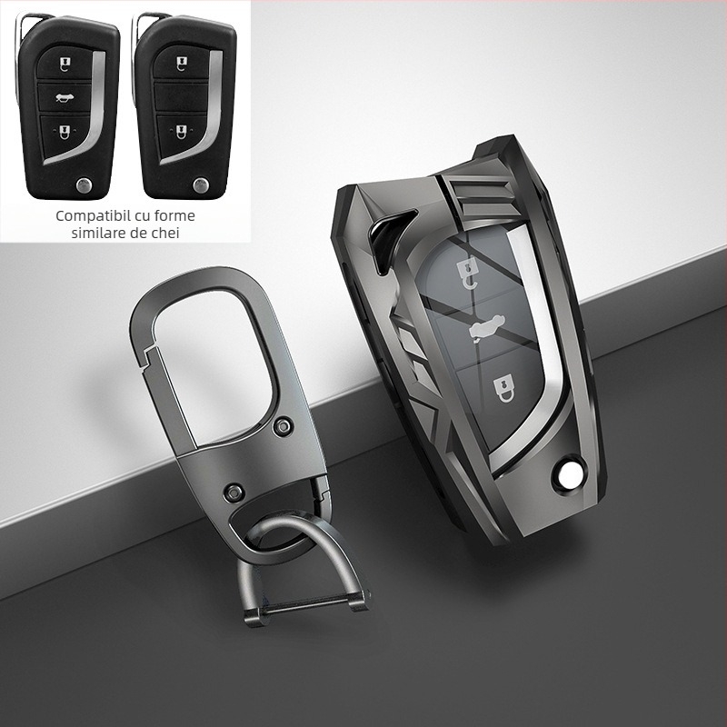 Carcasă de chei înarmată pentru Toyota – aliaj de zinc, stil modern, modele YA0038/YA0039